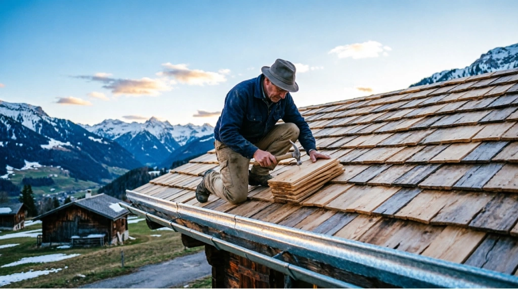 Charpente et couverture de chalet en Savoie : la toiture, ce chantier que l'on repousse toujours trop